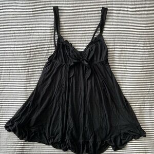 Black Victoria’s Secret babydoll lingerie